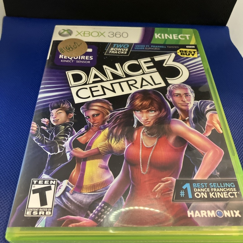 Microsoft Dance Central 3 Xbox 360 OS Green Excellent Kinect Manual 1862
